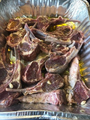 marinated lamb chops