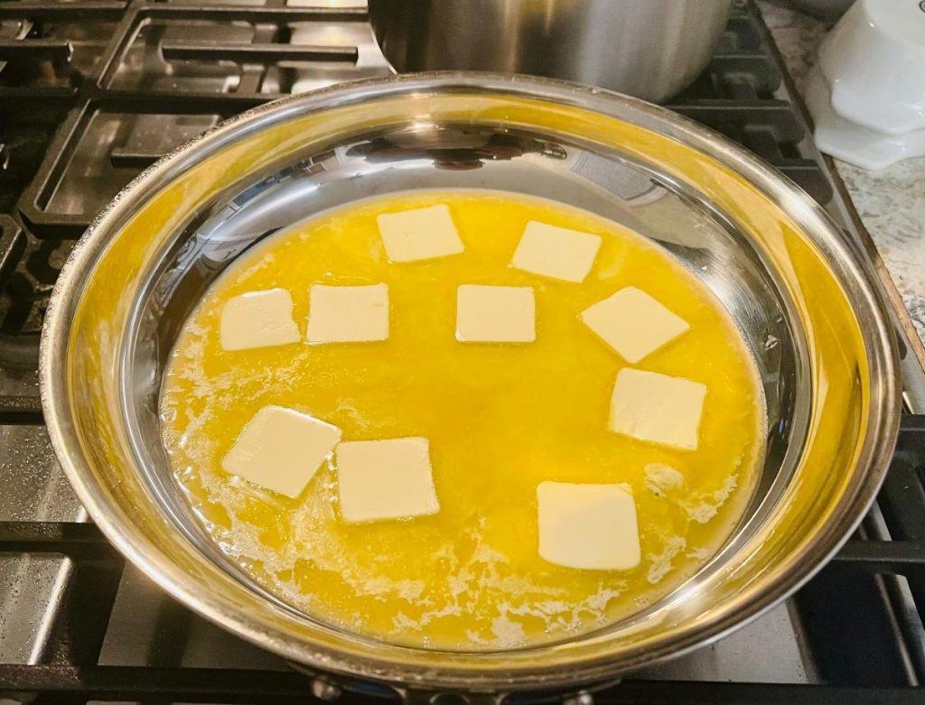 melting butter