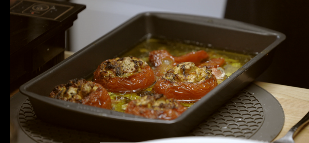 Easy Baked Feta Pasta the MyPrepTable Way 13 Baked Tomatos are finished