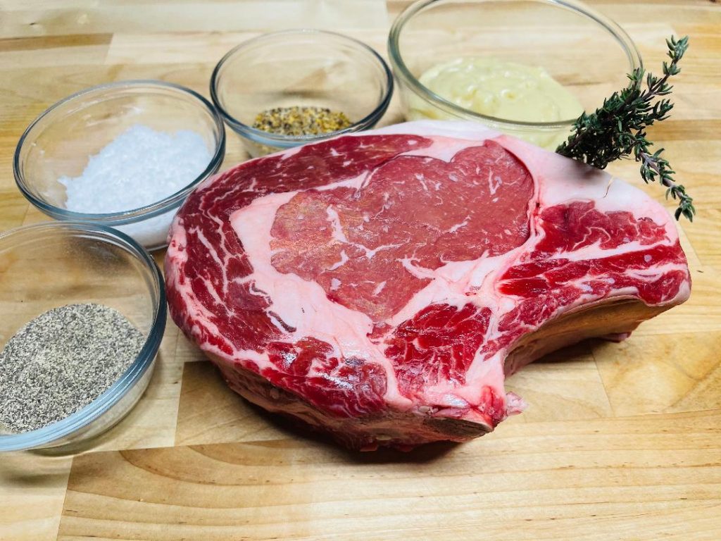 Prime Rib for Two - Perfectly Cooked in 50 Minutes 5 prime rib roast seasoned with Montreal steak spice