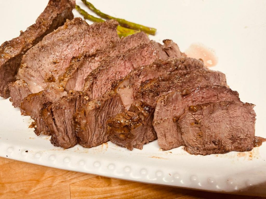 Prime Rib for Two - Perfectly Cooked in 50 Minutes 23 prime rib au jus drizzled over sliced roast