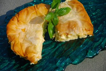 Tiropita Greek cheese pie filo pastry