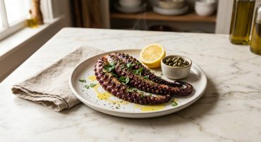 Greek Grilled Octopus (Htapodi sti Skara): 3 Secrets to Tender, Smoky Perfection 3 htapodi hero