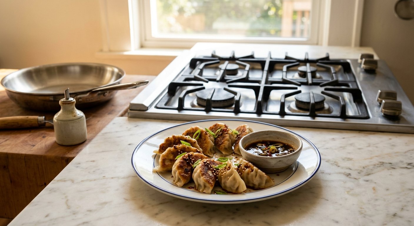 chinese pork dumplings hero